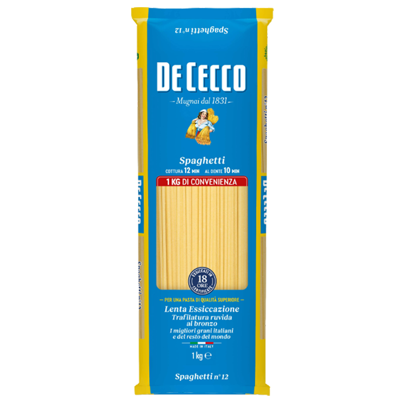 SPAGHETTI N12 1KG CECCO