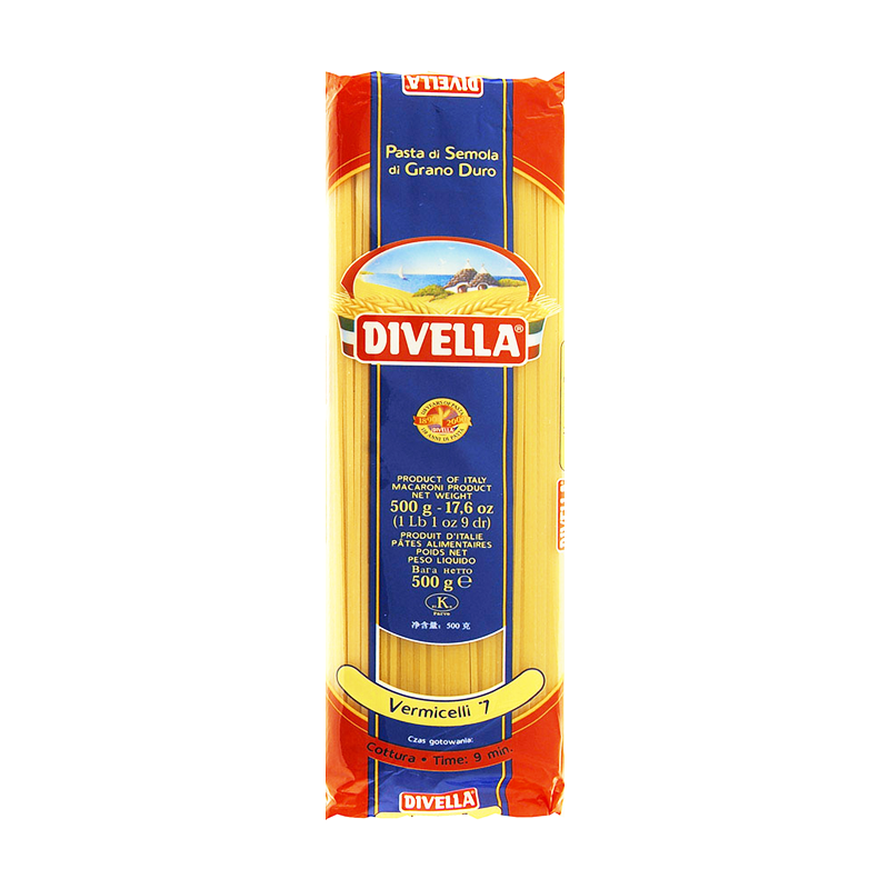VERMICELLI N7 500G DIVELLA