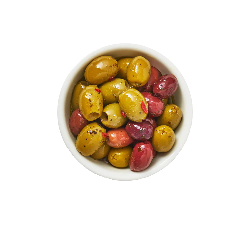 [FCNB281] MELANGE OLIVES VERTES ET NOIRES DENOYAUTEES - 3KG