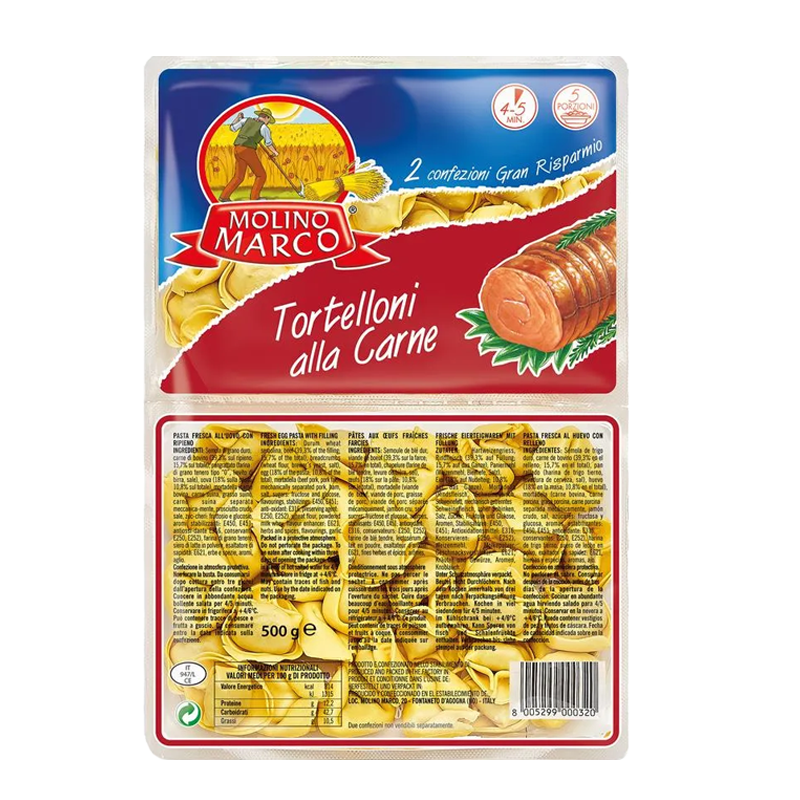 TORTELLINI VIANDE - 500G