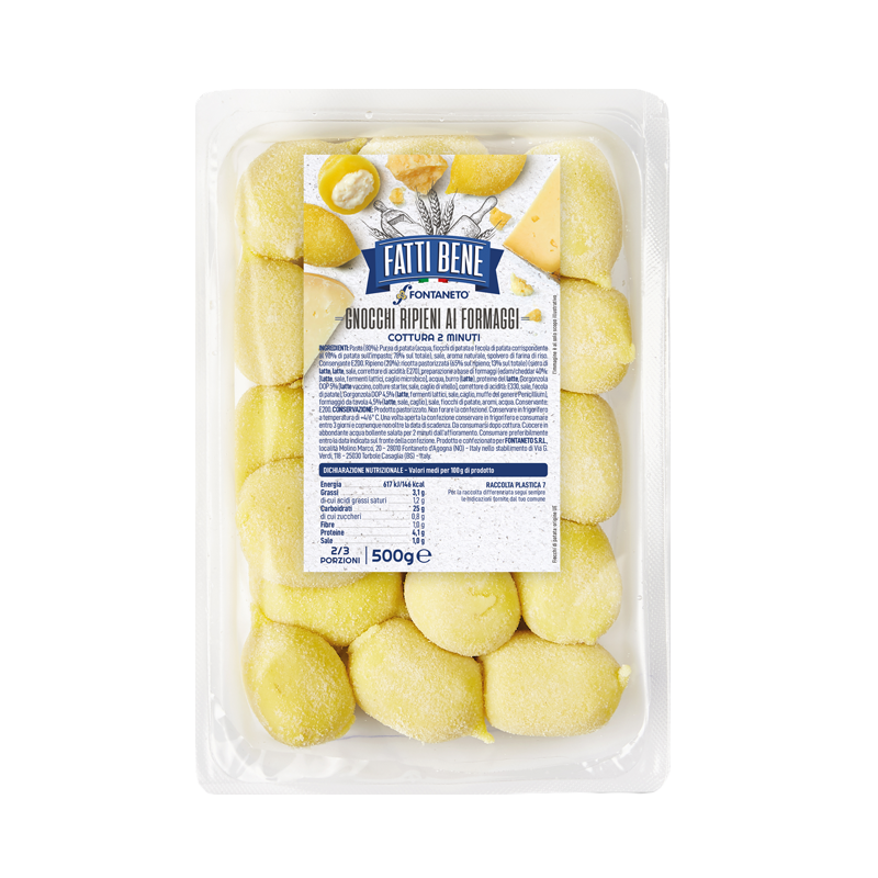 GNOCCHI RIPIENI FORMAGGIO FNT