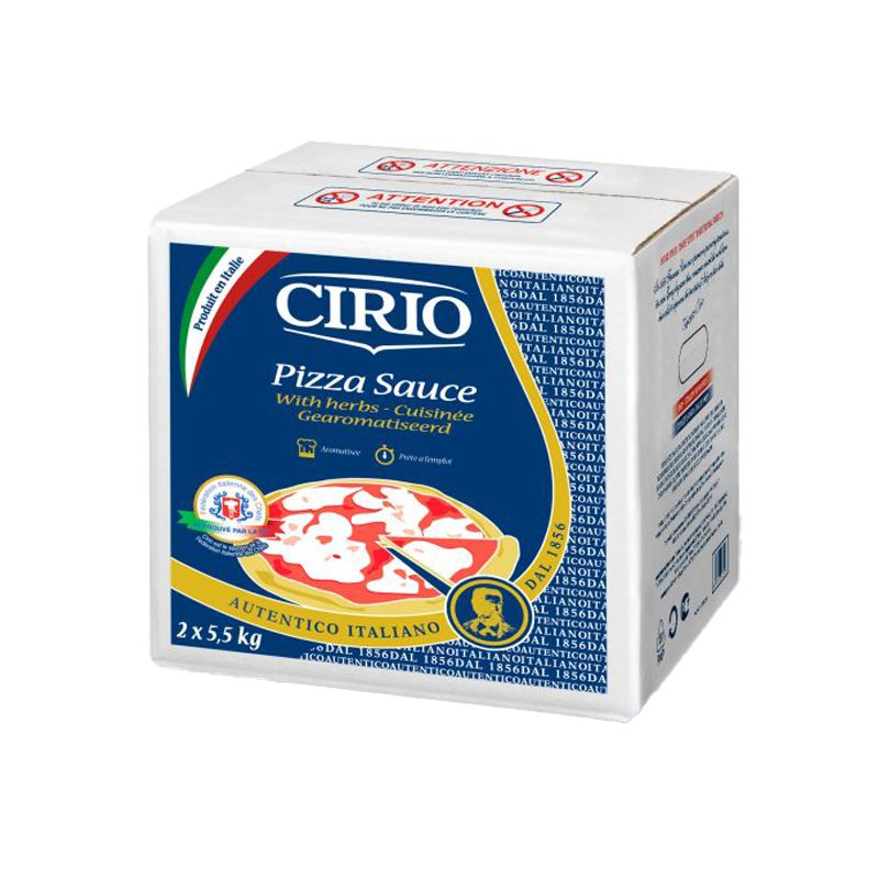 SAUCE PIZZA BIB 2X5,5KG CIRIO