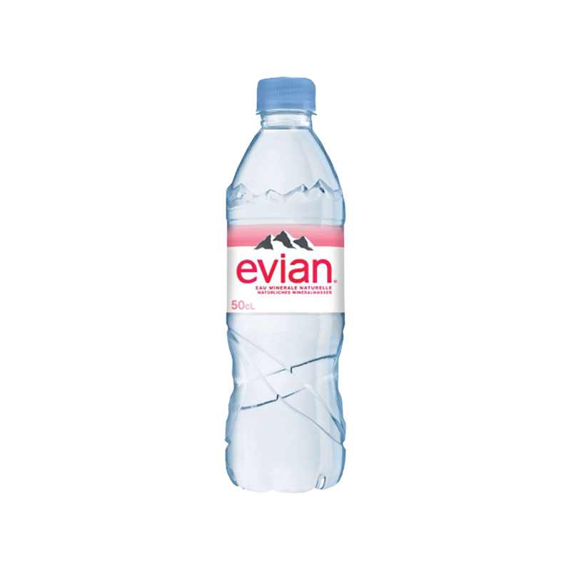 EAU MINERALE EVIAN PET 50CL