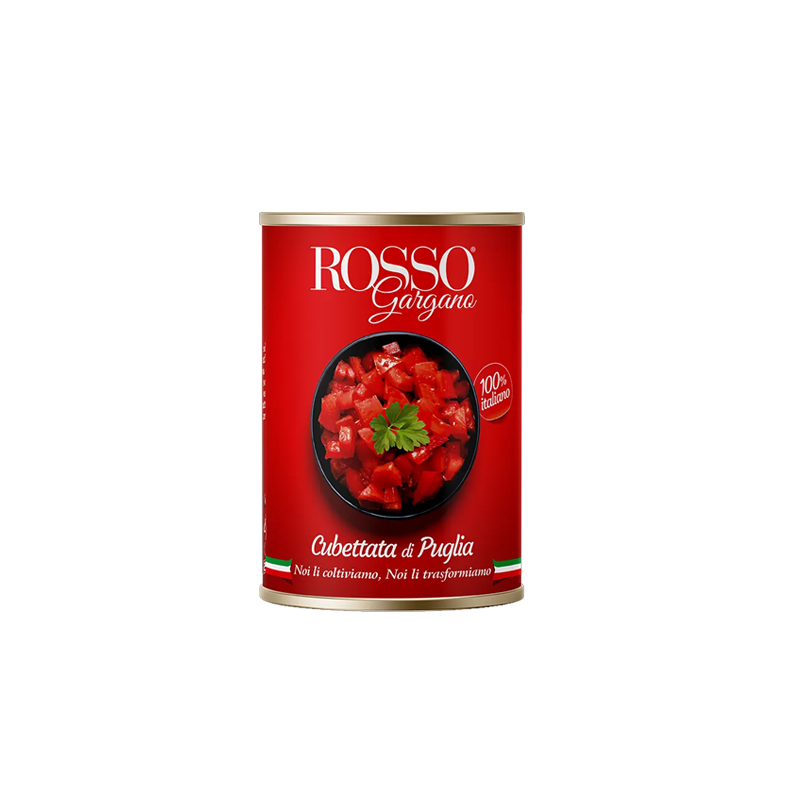 POMODORO CUBETTATO 400G ROSSO
