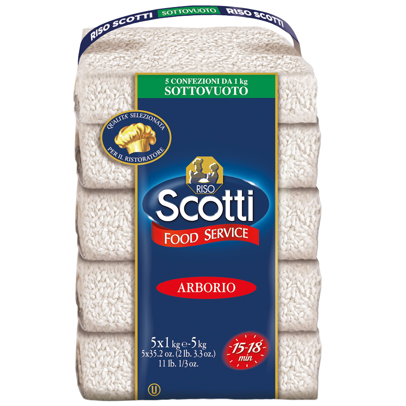 RIZ ARBORIO 5X1KG SCOTTI