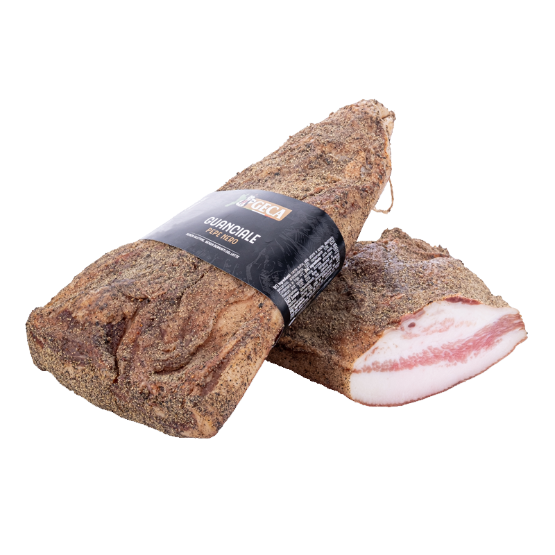 GUANCIALE PEPE NERO 1,4KG