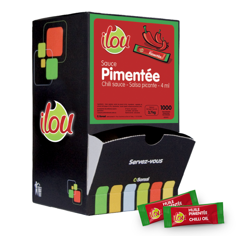 HUILE PIMENTEE 4ML X1000 ILOU